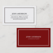 Eenvoudig Visitekaartje (Voorkant / Achterkant)