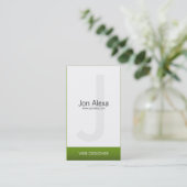 Eenvoudig Visitekaartje (Staand voorkant)