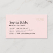 eenvoudig visitekaartje (Achterkant)