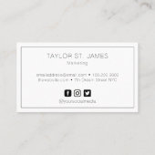 Eenvoudig Visitekaartje (Achterkant)