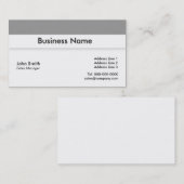 Eenvoudig Visitekaartje (Voorkant / Achterkant)