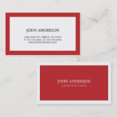 Eenvoudig Visitekaartje (Voorkant / Achterkant)