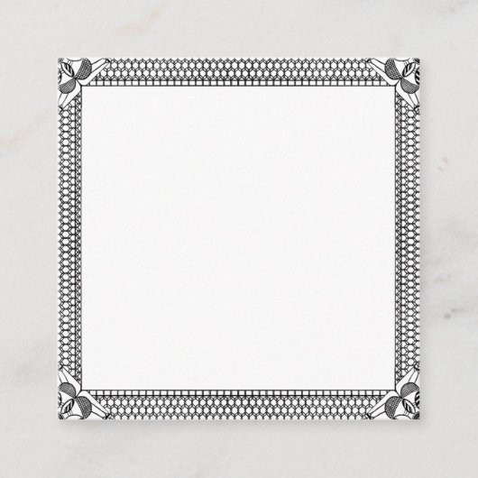 eenvoudig visitekaartje (Voorkant)