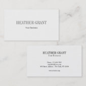 Eenvoudig Visitekaartje (Voorkant / Achterkant)