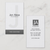 Eenvoudig Visitekaartje (Voorkant / Achterkant)