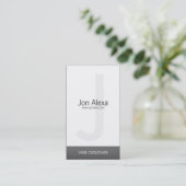 Eenvoudig Visitekaartje (Staand voorkant)