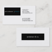 Eenvoudig Visitekaartje (Voorkant / Achterkant)