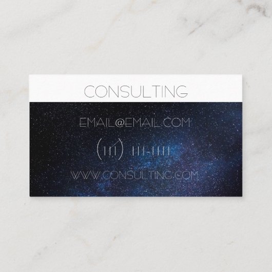 eenvoudig visitekaartje (Achterkant)