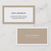 Eenvoudig Visitekaartje (Voorkant / Achterkant)