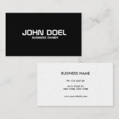 eenvoudig visitekaartje (Voorkant / Achterkant)