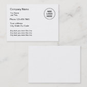 Eenvoudig Visitekaartje groot formaat (Voorkant / Achterkant)