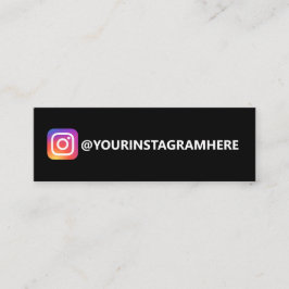 EENVOUDIG VISITEKAARTJE INSTAGRAM MINI
