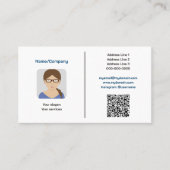 Eenvoudig Visitekaartje met foto (Voorkant)