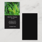 eenvoudig visitekaartje met groene likeur (Voorkant / Achterkant)