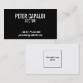 Eenvoudig Visitekaartje met QR-code (Voorkant / Achterkant)