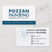 Eenvoudig Visitekaartje - Moderne minimalistische  (Voorkant / Achterkant)