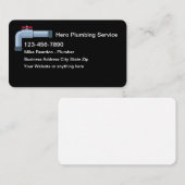 Eenvoudig Visitekaartje Plummer Service (Voorkant / Achterkant)