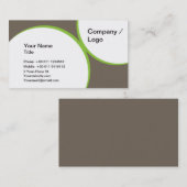 Eenvoudig visitekaartje Ringen (Voorkant / Achterkant)