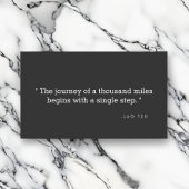 Eenvoudig Visitekaartje voor citaten van auteurs,