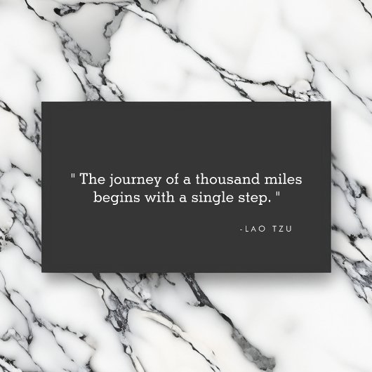 Eenvoudig Visitekaartje voor citaten van auteurs, 