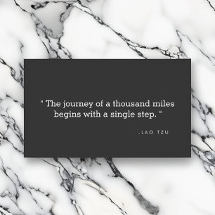 Eenvoudig Visitekaartje voor citaten van auteurs, 