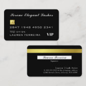 Eenvoudig Visitekaartje voor creditcardstijl (Voorkant / Achterkant)