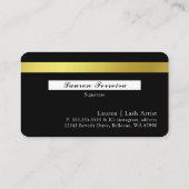 Eenvoudig Visitekaartje voor creditcardstijl (Achterkant)