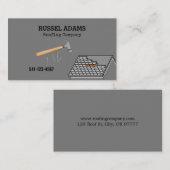 Eenvoudig Visitekaartje voor dakbedekking (Voorkant / Achterkant)