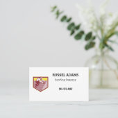 Eenvoudig Visitekaartje voor dakbedekking (Staand voorkant)