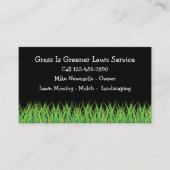 Eenvoudig Visitekaartje voor de Lawn Service (Voorkant)