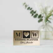 Eenvoudig Visitekaartje voor gouden ridpleisters ( (Staand voorkant)