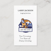 Eenvoudig Visitekaartje voor logboekregistratie (Voorkant)