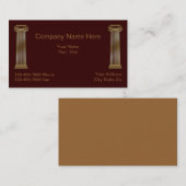 Eenvoudig Visitekaartje voor openbare aanklager (Voorkant / Achterkant)