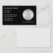 Eenvoudig Visitekaartje voor rechtshandhaving (Voorkant / Achterkant)