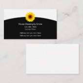 Eenvoudig Visitekaartje voor schoonmaakdiensten (Voorkant / Achterkant)