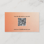 Eenvoudig Visitekaartje voor servicebedrijven (Achterkant)