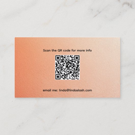 Eenvoudig Visitekaartje voor servicebedrijven (Achterkant)