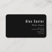 eenvoudig visitekaartje voor stager teksthuis (Achterkant)