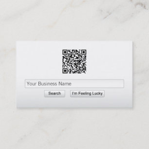 Eenvoudig Visitekaartje voor zoekbalk QR-code
