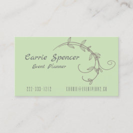 Eenvoudig Visitekaartje wijnstokken