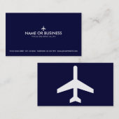 eenvoudig vlak visitekaartje (Voorkant / Achterkant)