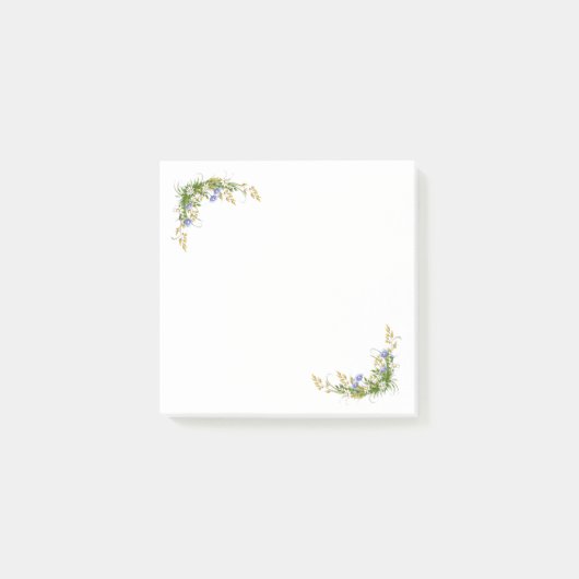 Eenvoudig vloeiende kleine notities post-it® notes (Voorkant)