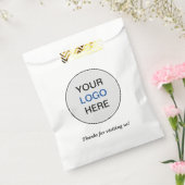 Eenvoudig voeg je Logo Favor Bags toe Bedankzakje (Gezegeld)