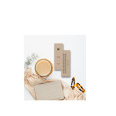 Eenvoudig voeg je Logo Kraft Kleding Prijs label t Mini Visitekaartjes