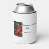 Eenvoudig Voeg uw foto tekst memorial aandenken aa Blikjeskoeler (Blikje Achterkant)