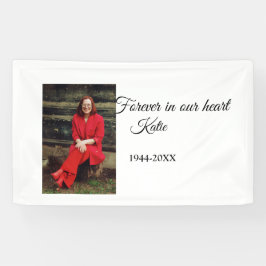 Eenvoudig Voeg uw foto tekst memorial aandenken aa Spandoek