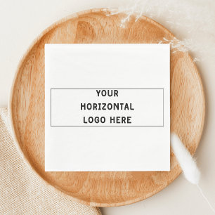 Eenvoudig Voeg Uw Horizontale Logo 3:1 Ratio Aange Servet
