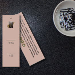Eenvoudig voeg uw Logo Blush Clothing Price label  Mini Visitekaartjes