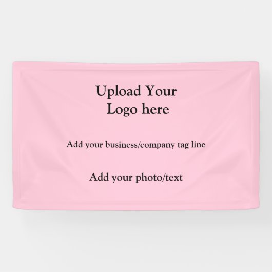 eenvoudig voeg uw logo tekstfotobedrijf elegant ba spandoek (Horizontaal)