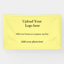 eenvoudig voeg uw logo tekstfotobedrijf elegant ba spandoek